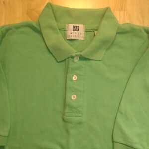 Vintage GAP World Classics Polo Shirt Teal